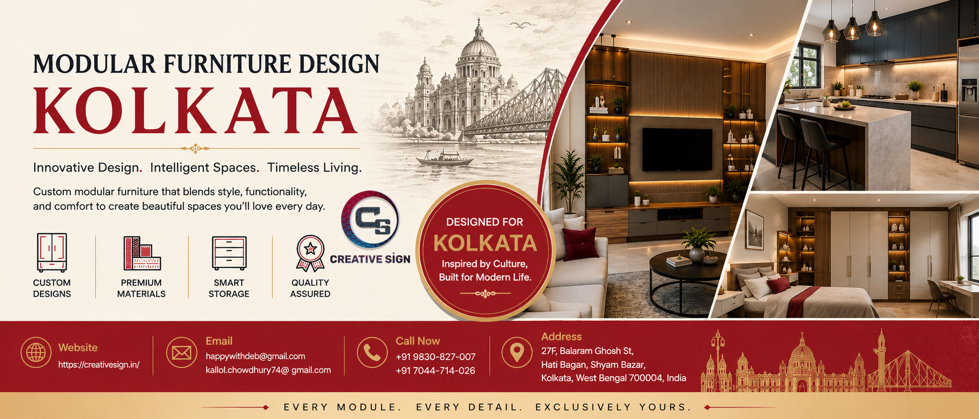 Modular furniture design Kolkata