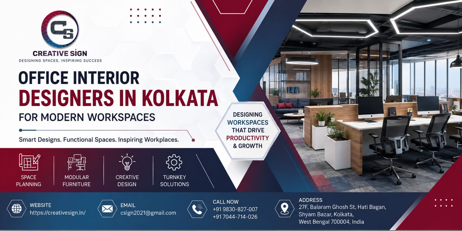 Office interior designers Kolkata